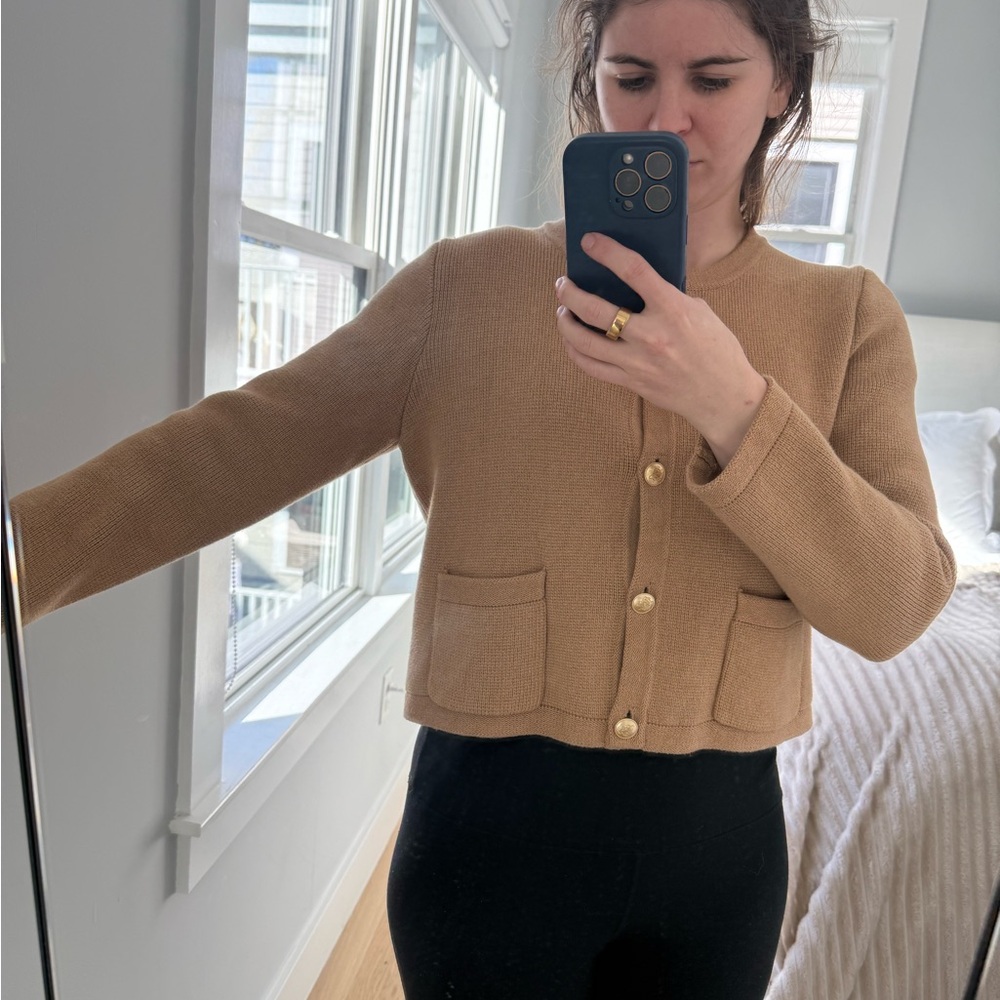 Jcrew Emilie Patch-Pocket Camel Patch-Pocket Card… - image 4